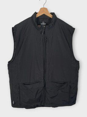 SCOTTeVEST Vest Mens XXL Black RFID Travel Hooded Full Zip Pockets TEC Utility